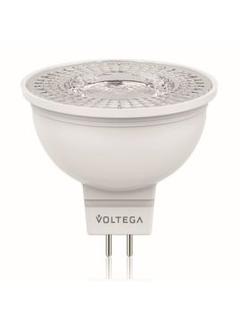 Лампа светодиодная Voltega GU5.3 6W 2800К полусфера прозрачная VG2-S1GU5.3warm6W 5733