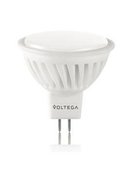 Лампа светодиодная Voltega GU5.3 7W 2800К полусфера матовая VG1-S2GU5.3warm7W 4698