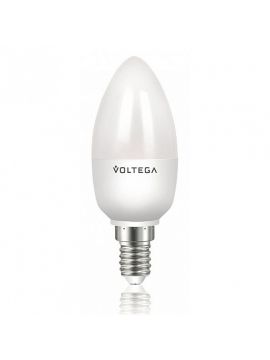 Лампа светодиодная Voltega E14 6W 4000К свеча матовая VG3-C2E14cold6W 4713