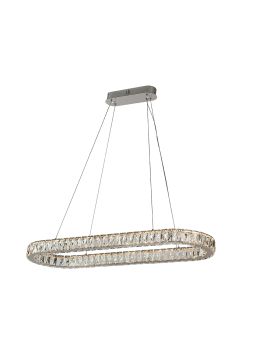 Подвесная люстра Newport 8580/90 C oval chrome М0071380