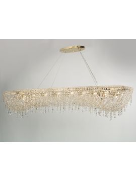 Подвесная люстра Newport 10910+15/S gold М0067318