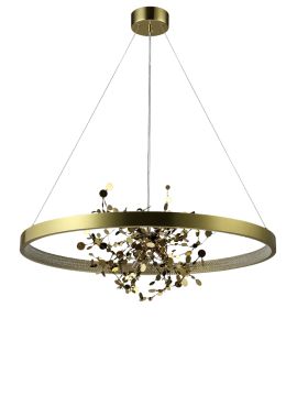 Подвесная люстра Crystal Lux GARDEN SPLED+4 D800 GOLD