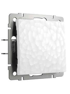 Выключатель Werkel Hammer одноклавишный проходной белый W1212001 4690389162039