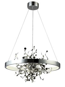 Подвесная люстра Crystal Lux GARDEN SPLED+3 D600 CHROME