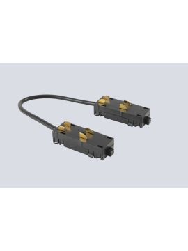 Соединитель питания угловой для накладного шинопровода 220V Crystal Lux CLT 0.205 04 BL