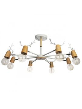 Люстра на штанге Loft IT Sven 10024/8 White