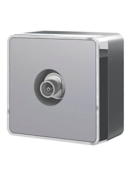 ТВ-розетка оконечная Werkel Gallant серебряный W5083006 4690389167201