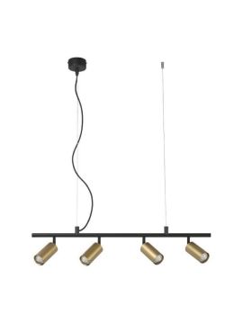 Подвесная люстра Crystal Lux CLT 015C4 L800 BL-GO