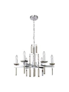 Подвесная люстра Crystal Lux Marron SP6 Chrome