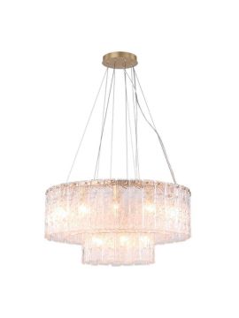 Подвесная люстра Newport 10826+11/S brass М0065139