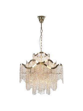 Подвесная люстра Newport 10558+4/C gold М0064869