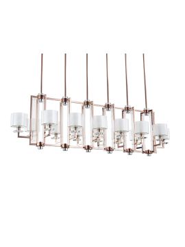 Подвесная люстра Newport 4408+6/S black nickel