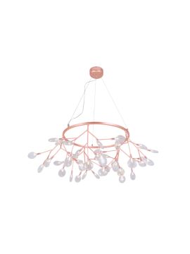 Подвесная люстра Crystal Lux Evita EVITA SP45 D COPPER/TRANSPARENT