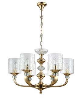Подвесная люстра Crystal Lux Gracia GRACIA SP6 GOLD