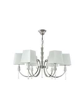 Подвесная люстра Crystal Lux Marsela MARSELA SP-PL6 NICKEL
