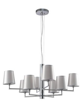 Подвесная люстра Crystal Lux Azul AZUL SP8 CHROME