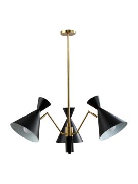 Подвесная люстра Crystal Lux Joven SP3 Gold/Black