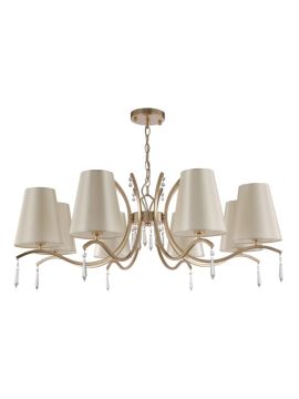 Подвесная люстра Crystal Lux Renata SP8 Gold