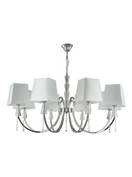 Подвесная люстра Crystal Lux Marsela SP-PL8 Nickel