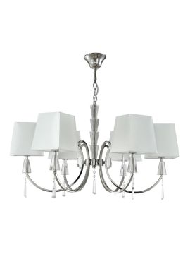 Подвесная люстра Crystal Lux Marsela SP-PL6 Nickel