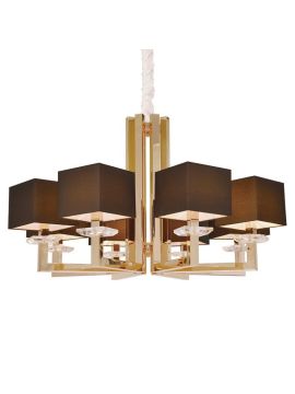 Подвесная люстра Newport 3208+1/C gold без абажуров М0062600