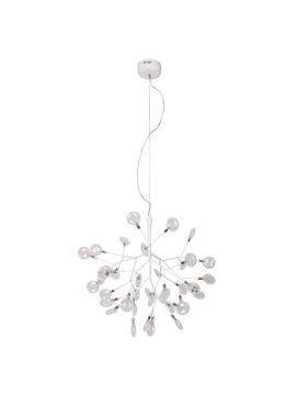 Подвесная люстра Crystal Lux Evita SP36 White/Transparent