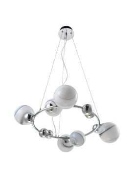 Подвесная люстра Crystal Lux Salvadore SP6H Chrome