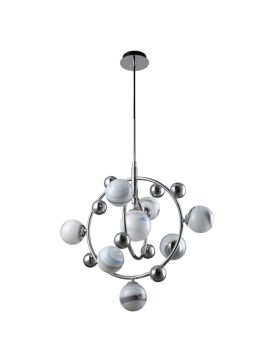 Подвесная люстра Crystal Lux Salvadore SP8V Chrome