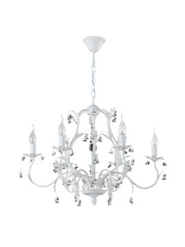 Подвесная люстра Crystal Lux CRISTINA SP6 WHITE