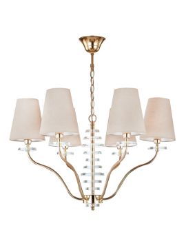 Подвесная люстра Crystal Lux ARMANDO SP6 GOLD