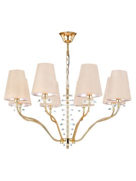 Подвесная люстра Crystal Lux ARMANDO SP8 GOLD