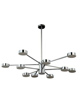 Подвесная люстра Crystal Lux GORACIO SP10 D1100 CHROME