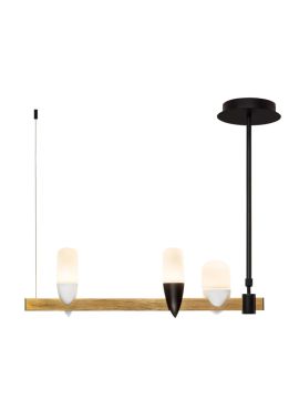 Подвесная светодиодная люстра Loft IT Whisper 1028-3BL