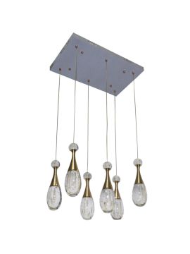 Подвесная светодиодная люстра Kink Light Флакон 08546(3000-6000К)