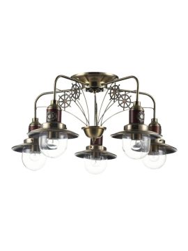 Потолочная люстра Freya Marino FR4853-PL-05-BZ