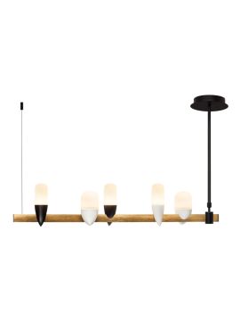 Подвесная светодиодная люстра Loft IT Whisper 1028-5BL