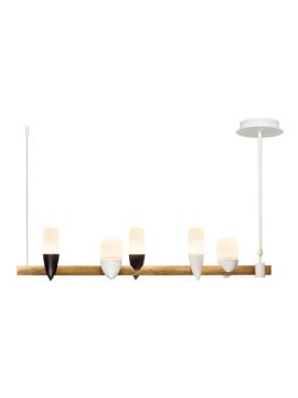 Подвесная светодиодная люстра Loft IT Whisper 1028-5WH