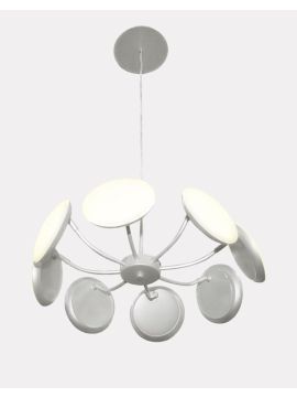 Подвесная светодиодная люстра Crystal Lux Maxime SP8 D500 Silver