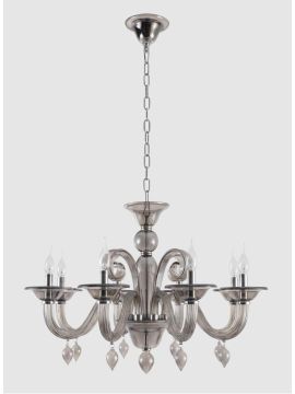 Подвесная люстра Crystal Lux Caetano SP-PL8 Smoke
