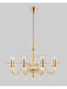 Подвесная люстра Crystal Lux Caetano SP-PL8 Amber