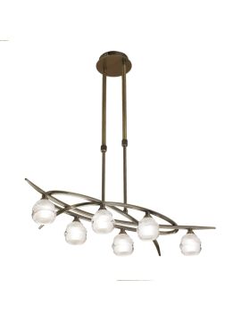 Подвесная люстра Mantra Loop Antique Brass 1821