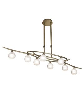 Подвесная люстра Mantra Loop Antique Brass 1820