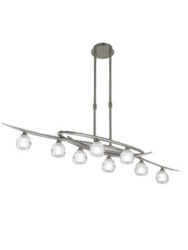 Подвесная люстра Mantra Loop Satin Nickel 1810