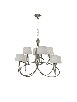 Подвесная люстра Mantra Mara Antique Brass 1634