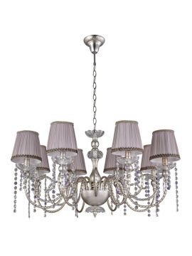 Подвесная люстра Crystal Lux Alegria SP8 Silver-Brown