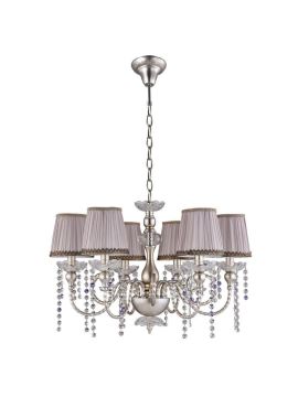 Подвесная люстра Crystal Lux Alegria SP6 Silver-Brown