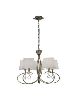 Подвесная люстра Mantra Mara Antique Brass 1621