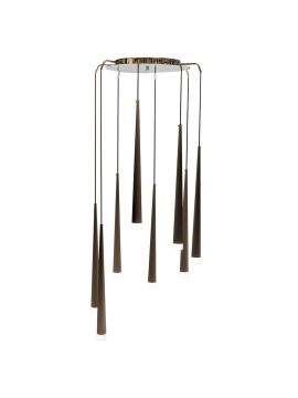 Каскадная люстра AM Group AM52H8003/8W COFFEE