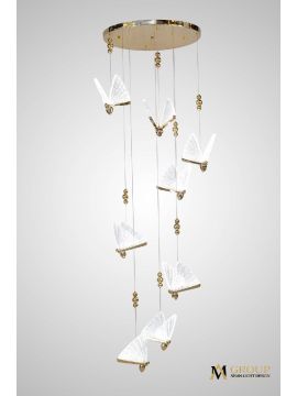 Каскадная люстра AM Group AM390 SP8