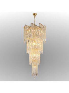 Каскадная люстра Crystal Lux Grande SP25 D800 Gold